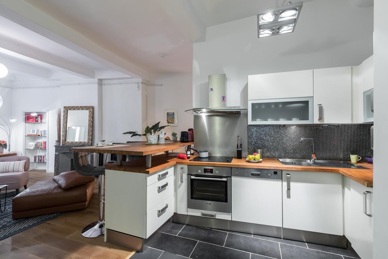 Pref 2 - F4 - Vaste Et Bourgeois ,3 Chambres, Ascenseur, Vx-Ницца Экстерьер фото